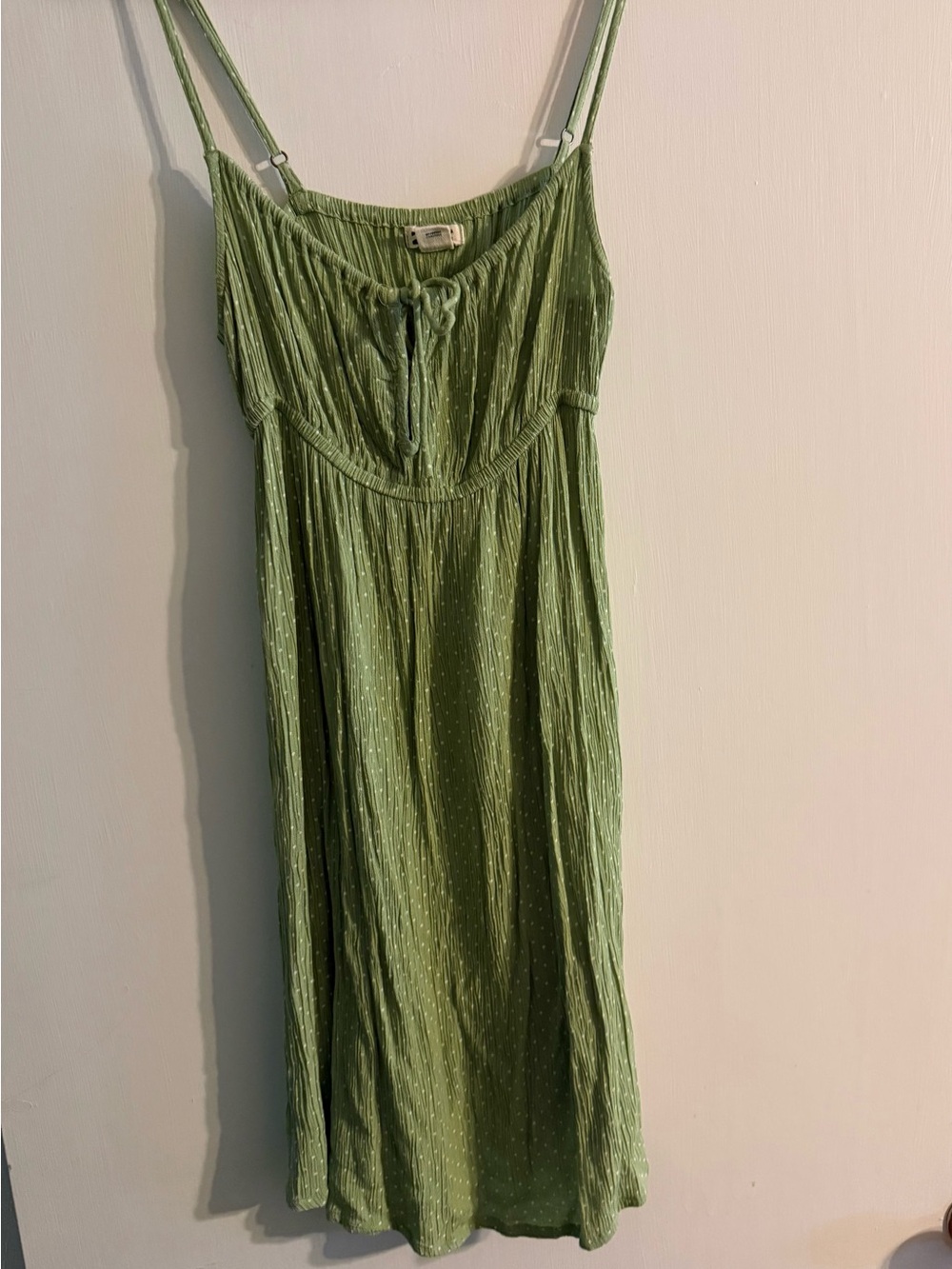 Billabong Light Green Spaghetti-Strap Midi Dress